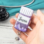 Enrouleur de Badge d'Identification Flacon de Pilule Personnalisé pour Pharmacien Personnel Médical
