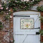 Personalised Retro Floral and Insect and Animal Iron Garden Sign