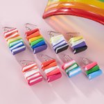 Boucles d'oreilles à pampilles en forme de livre personnalisé Cadeau pour elle