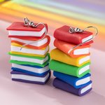 Boucles d'oreilles à pampilles en forme de livre personnalisé Cadeau pour elle