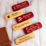 Set di penne a sfera e custodia in legno personalizzati con nome inciso accessorio elegante regalo perfetto per ogni occasione