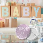 Épinglettes Personnalisées avec Titre Lot de 5 Pcs Cadeau pour Bébé Future Maman