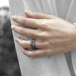 Bague personnalisée Mythologie grecque Oeil de Vénus