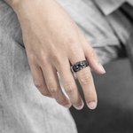 Bague personnalisée Mythologie grecque Oeil de Vénus