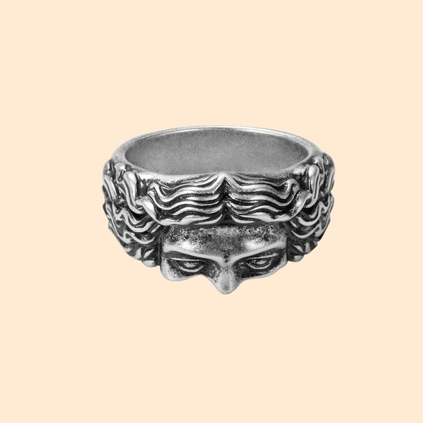 Personalised Greek Mythology Venus Eye Ring