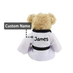 Personalised Stuffed Taekwondo Uniform Bear