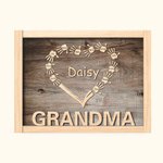 Personalized Canvas Prints Frame with Family Member Names