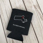 Personalisierte Bierdosen-Kühlmanschette mit Namen und USA-Landkarte-Muster Mehrfarbiger Dosenkühler 12er-Set Hochzeit Geschenk für Ehepaar