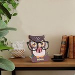 Personalized Wooden Owl Eyeglasses Holder for Desk