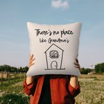 Personalized Cushion Cover Throw Pillow Cover There's No Place like Home