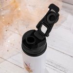 Gepersonaliseerd Ballet Meisje 20oz Food Grade roestvrij staal waterfles met handvat en naam Verjaardag terug naar school Gift voor kinderen dansliefh