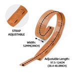 Tracolla per chitarra regolabile in pelle PU personalizzata con testo inciso Regalo di compleanno per musicista amante della chitarra