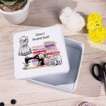 Boîte de rangement en métal personnalisée avec machine à coudre peinte Cadeaux pour tailleur