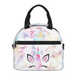 Sac à lunch personnalisé pour enfants avec licorne fantaisiste
