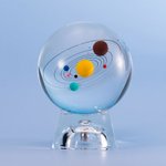 Personalised 3D Solar System Crystal Ball for Family Friends Kids Gift