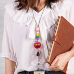 Personalized Cute Apple Lanyard for Id Badges for Teachers Nurse