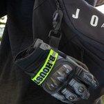 Personalized Reflective Firefighter Work Glove Strap with Name Birthday Anniversary Gift for Firefighter Man Fire Department
