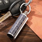 Personalised Dragon's Breath Immortal Lighter Fire Starter Permanent Match Keychain Birthday Halloween Gift for Men