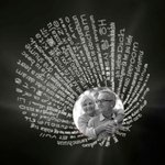 Personligt irländskt keltiskt hjärta fotoprojektionshalsband