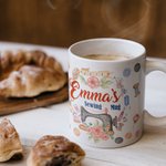 Personalised Colourful Sewing Crafter Mug Gift for Her