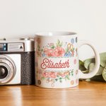 Personalised Colourful Sewing Crafter Mug Gift for Her