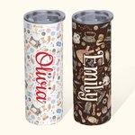 Personalised Colourful Sewing Crafter Stainless Steel Tumbler Gift for Her