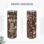Personalised Colourful Sewing Crafter Stainless Steel Tumbler Gift for Her