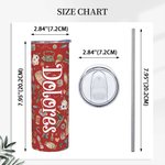 Personalised Colourful Sewing Crafter Stainless Steel Tumbler Gift for Her