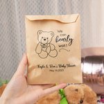 Gepersonaliseerde Baby Shower Favor Bags We Can Bearly Wait Thank You Bearly Much