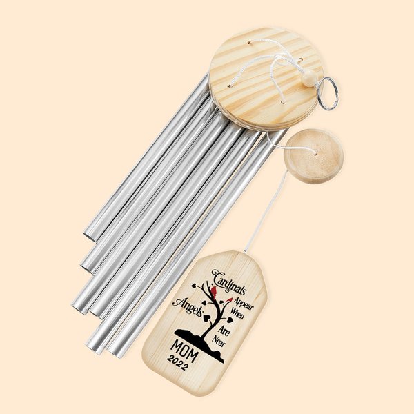 Personliga Cardinals Memorial Wind Chime Sympathy Gåvor