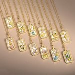 Collier Pendentif Personnalisé avec Constellation Amulette de Zodiaque