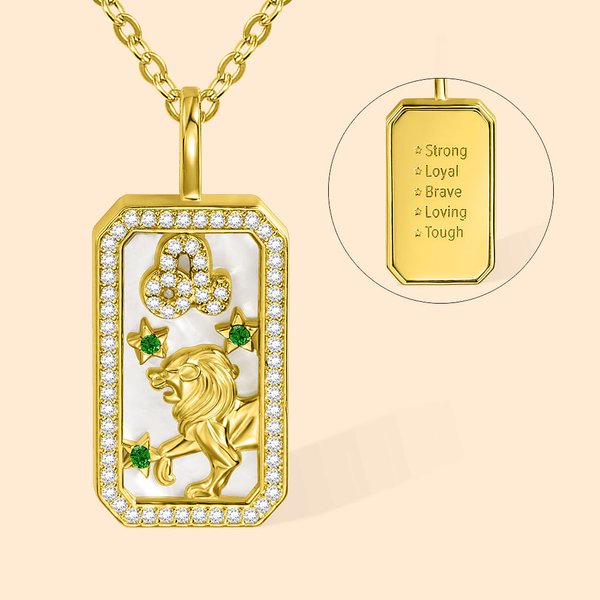 Naszyjnik z amuletem zodiaku