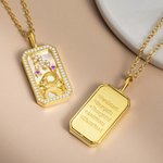 Collier Pendentif Personnalisé avec Constellation Amulette de Zodiaque