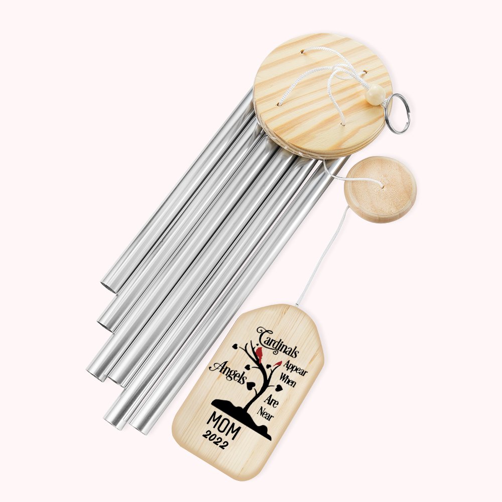 Personalisierte Kardinäle Memorial Windspiel Sympathie Geschenke