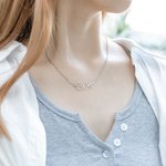 Personalised Dog Paw Necklace with Name Gift for Pet Lover