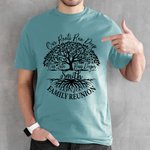 Spersonalizowana koszulka Our Roots Run Deep Our Love Runs Deeper Family Reunion Tree