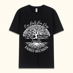 Spersonalizowana koszulka Our Roots Run Deep Our Love Runs Deeper Family Reunion Tree