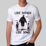 Sweat à capuche personnalisé Like Father Like Children Family Shirt Sweatshirt Fête des pères Noël Cadeau de remerciement pour papa