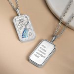 Collier Pendentif Personnalisé avec Constellation Amulette de Zodiaque