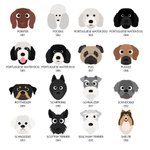 Personalisierte geschützt durch Hund Cartoon-Stil Baby Onesie