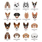 Personalisierte geschützt durch Hund Cartoon-Stil Baby Onesie