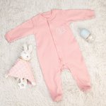 Pagliaccetto personalizzato per neonati con ricamo del nome che torna a casa, vestito da cerimonia.