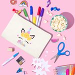 Personalized Fantasy Unicorn Pencil Case Back to School Gift for Kids