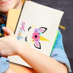 Personalized Fantasy Unicorn Pencil Case Back to School Gift for Kids