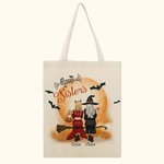 Sac Canvas Personnalisé avec Vues de Dos et Noms Thème Always Sisters Friends Cadeau Anniversaire Halloween Fête pour Meilleure Amie Soeur