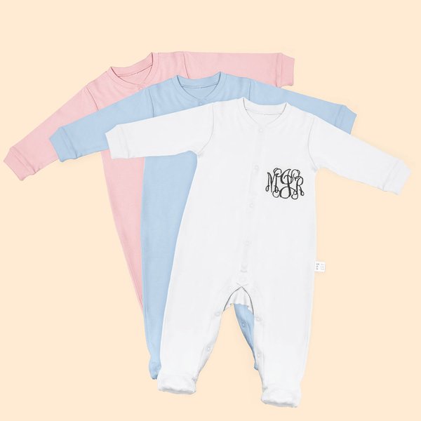 Pagliaccetto personalizzato per neonati con ricamo del nome che torna a casa, vestito da cerimonia.