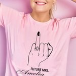 Chemise personnalisée pour l'enterrement de vie de jeune fille.