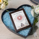 Décoration d'intérieur personnalisée à effet moiré pour couple Cadeau d'anniversaire