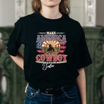 Chemise de cow-boy personnalisée avec nom