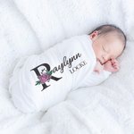 Personalized Baby Wooden Brush and Comb Set with Baby Pacifier Clip and Blanket Baby Shower Gift for Newborn